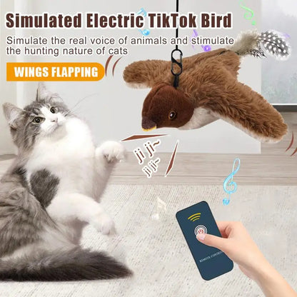 Cat Touch Activated Flapping Bird