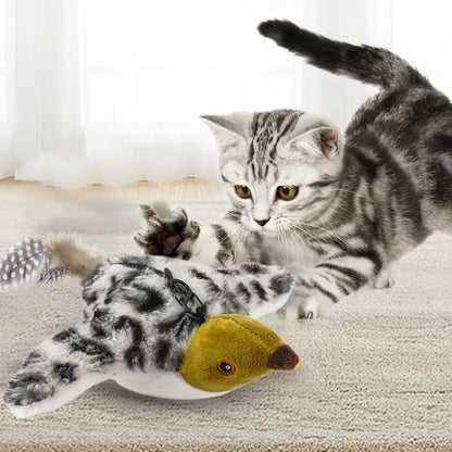 Cat Touch Activated Flapping Bird
