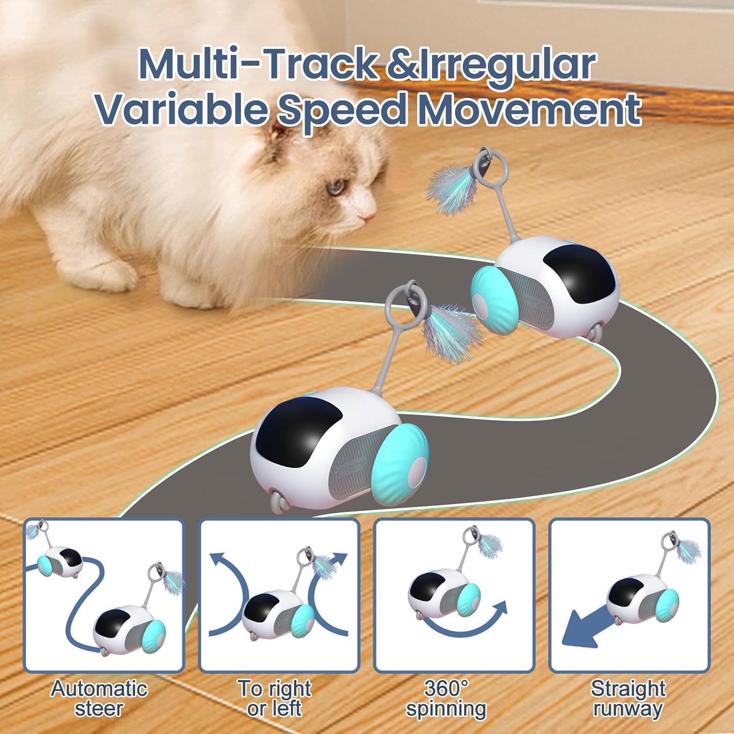 Smart Remote Control Cat Toy