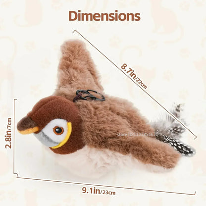 Cat Touch Activated Flapping Bird